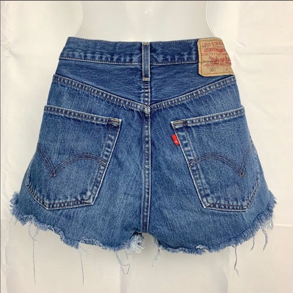Levi's Pants - LEVI’s Rare Vtg 501 high waist cut off jean shorts